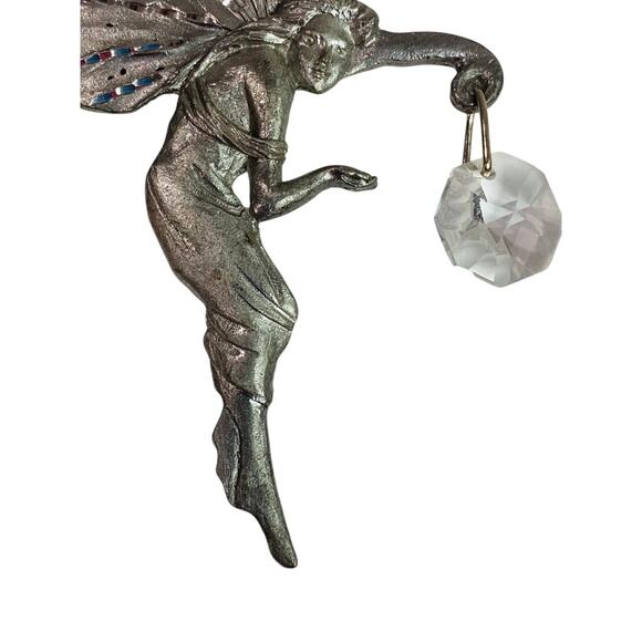 Spoontiques Pewter Ornament Suncatcher Prism Fairy 3" - Picture 3 of 5